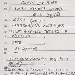 Eastern questionnaire, answ...