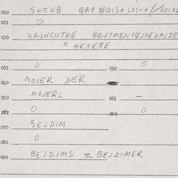 Eastern questionnaire, answ...