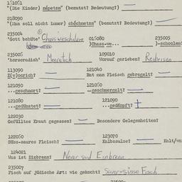 Western questionnaire, answ...