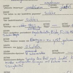 Western questionnaire, answ...