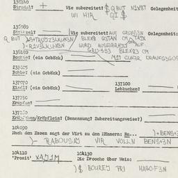 Western questionnaire, answ...