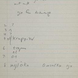 Eastern questionnaire, blue...