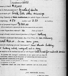 Carnegie Church Organs, Jac...