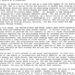 Announcements, 2005-05-11. ...