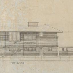 Working drawing #4: North, ...