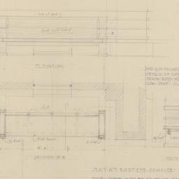 Seat elevation, sections