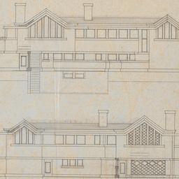 Two exterior elevations