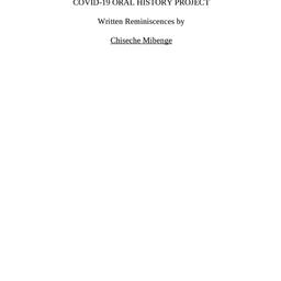 COVID-19 pandemic chronicle...