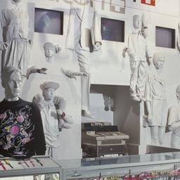 Interior view, counter and ...