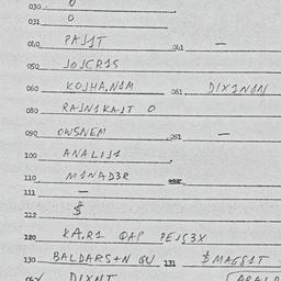 Eastern questionnaire, answ...