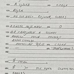 Eastern questionnaire, answ...