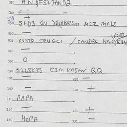 Eastern questionnaire, answ...