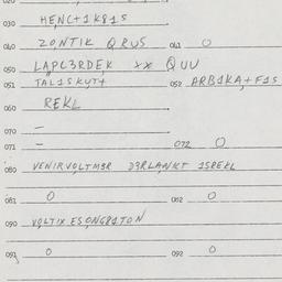 Eastern questionnaire, answ...