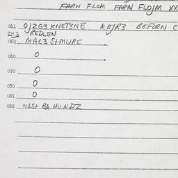 Eastern questionnaire, answ...