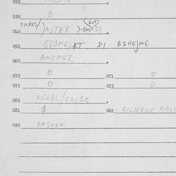 Eastern questionnaire, answ...