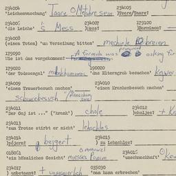 Western questionnaire, answ...