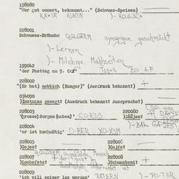 Western questionnaire, answ...