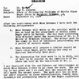 Memorandum from Guy B. John...