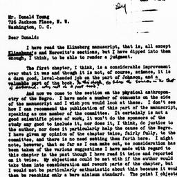 Letter from William F. Ogbu...