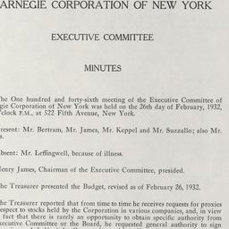 Executive Committee Meeting