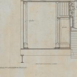 Passage elevation, section