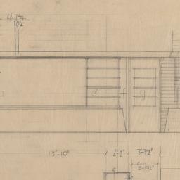 Front elevation, plan
