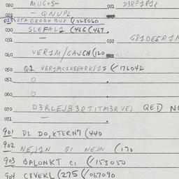 Eastern questionnaire, answ...