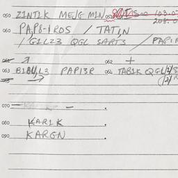 Eastern questionnaire, answ...