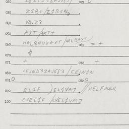 Eastern questionnaire, answ...