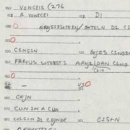 Eastern questionnaire, answ...