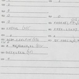Eastern questionnaire, answ...