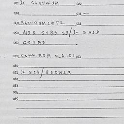 Eastern questionnaire, answ...