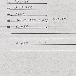Eastern questionnaire, answ...