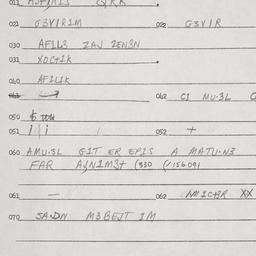 Eastern questionnaire, answ...
