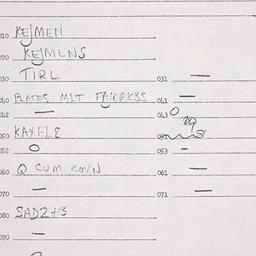 Eastern questionnaire, answ...