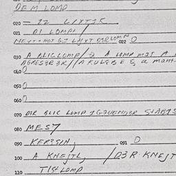 Eastern questionnaire, answ...