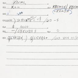 Eastern questionnaire, answ...