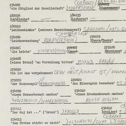 Western questionnaire, answ...