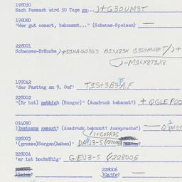 Western questionnaire, answ...