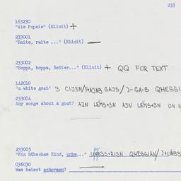 Western questionnaire, answ...
