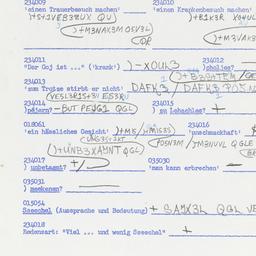 Western questionnaire, answ...