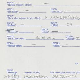 Western questionnaire, answ...