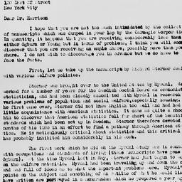 Letter from Samuel A. Stouf...