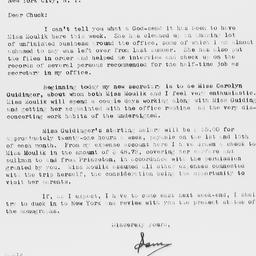 Letter from Samuel A. Stouf...
