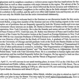Announcements, 2001-04-11. ...