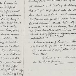 Letter from Tharchin asking...