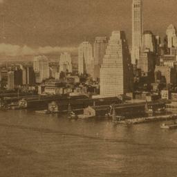 New York Harbor With Skylin...