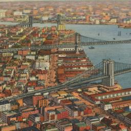 East River Showing Brooklyn...