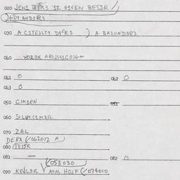 Eastern questionnaire, answ...