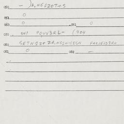 Eastern questionnaire, answ...